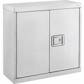 Global Industrial Stainless Steel 430 Wall Cabinet, 30inW x 12inD x 30inH 316085A